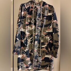 American Rag multi color camo jacket-L